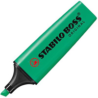 stabilo boss highlighter chisel turquoise