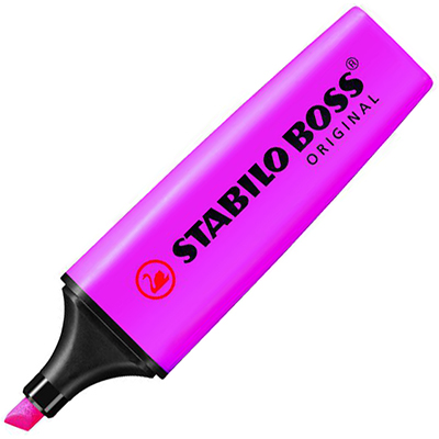 Image for STABILO BOSS HIGHLIGHTER CHISEL LILAC from Merv's Stationery