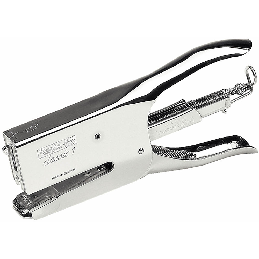 Image for RAPID K1 PLIER STAPLER CHROME from Merv's Stationery