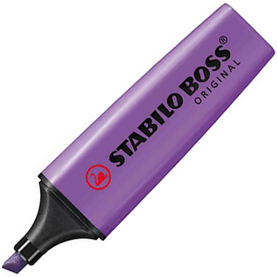 Image for STABILO BOSS HIGHLIGHTER CHISEL LAVENDER from BusinessWorld Computer & Stationery Warehouse