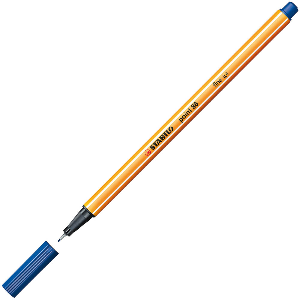 Image for STABILO 88 POINT FINELINER PEN 0.4MM BLUE from Olympia Office Products