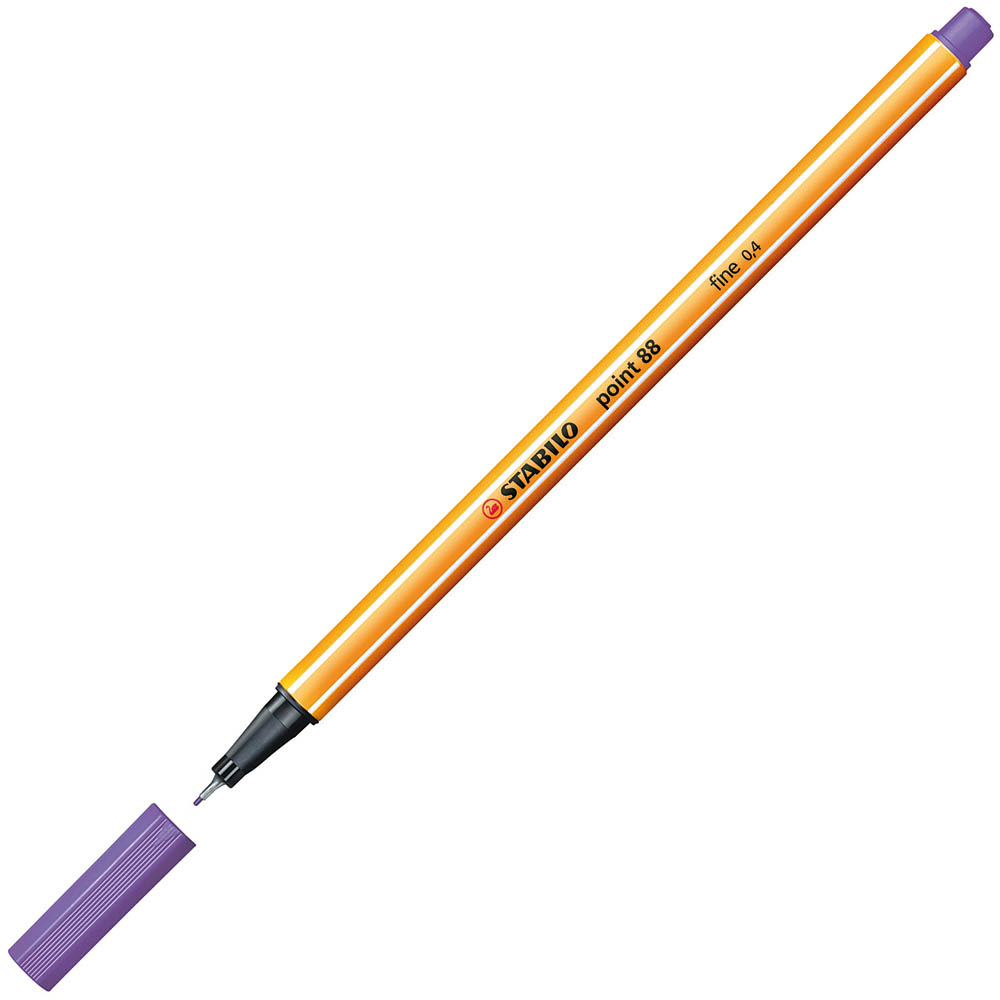 Image for STABILO 88 POINT FINELINER PEN 0.4MM VIOLET from Office Heaven
