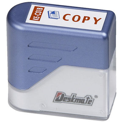 DESKMATE PRE-INKED MESSAGE STAMP COPY BLUE/RED |  | 7012100i