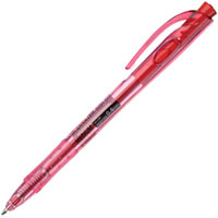 stabilo 308 liner retractable ballpoint pen 1.0mm red box 10