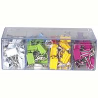 celco foldback clip 19mm assorted box 96