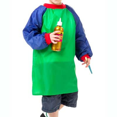 Image for EDUCATIONAL COLOURS JUNIOR ARTIST SMOCKS GREEN/BLUE from York Stationers