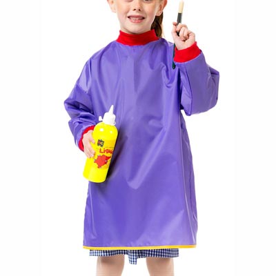 Image for EDUCATIONAL COLOURS JUNIOR ARTIST SMOCKS PURPLE from Clipboard Stationers & Art Supplies
