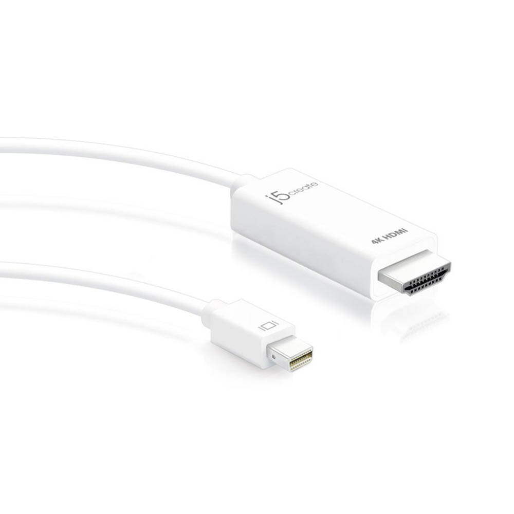 Image for J5CREATE JDC159 DISPLAYPORT CABLE 4K HDMI MINI 1800MM from Mitronics Corporation