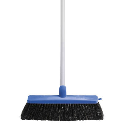 Image for OATES WORKMASTER HOUSEHOLD BROOM WITH HANDLE BLUE from BusinessWorld Computer & Stationery Warehouse