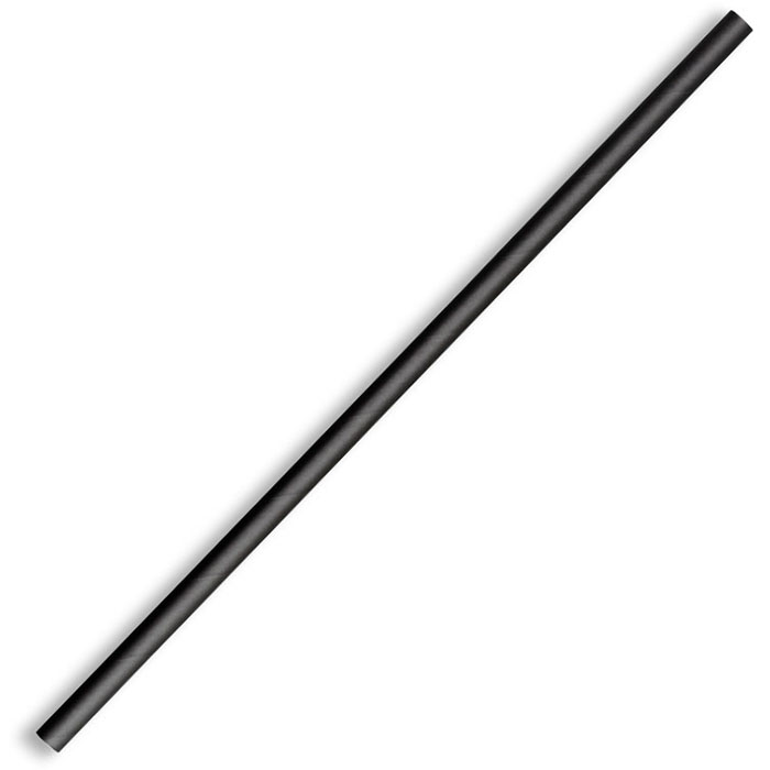 Image for BIOPAK BIOSTRAW STRAW 6 X 197MM BLACK PACK 250 from Challenge Office Supplies