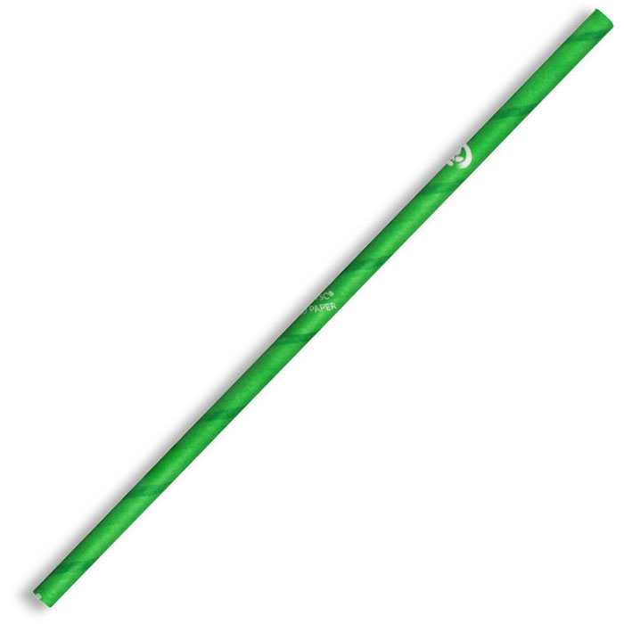 Image for BIOPAK BIOSTRAW STRAW 6 X 197MM GREEN PACK 250 from BusinessWorld Computer & Stationery Warehouse