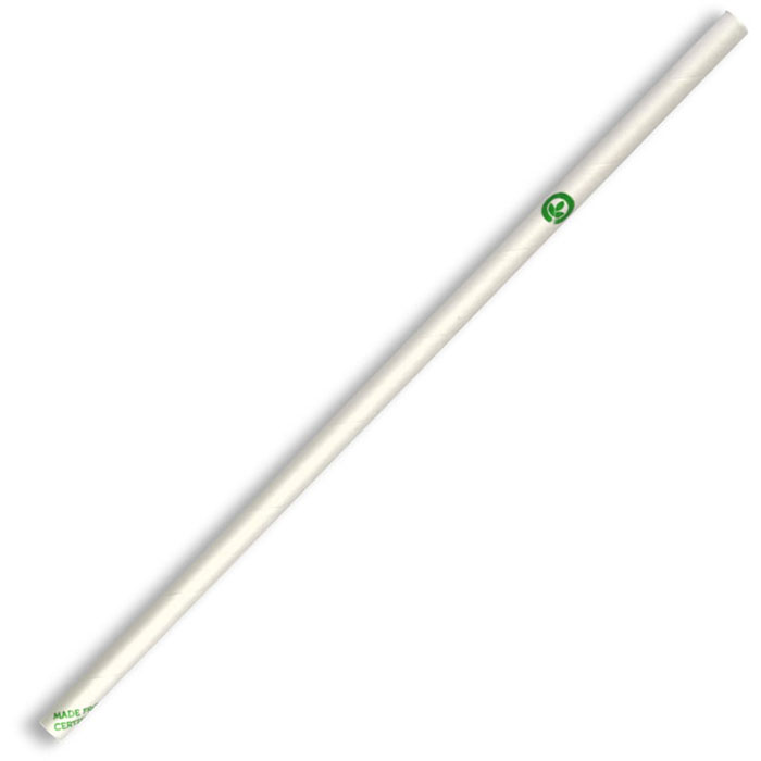 Image for BIOPAK BIOSTRAW STRAW 6 X 197MM WHITE PACK 250 from Prime Office Supplies
