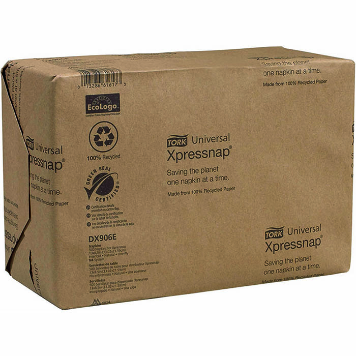 TORK 2297323 N4 XPRESSNAP PAPER NAPKINS 216 X 330MM NATURAL PACK 500 |  | 7096725