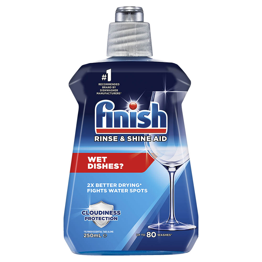 Image for FINISH DISHWASHER RINSE AID REGULAR 250ML from Mitronics Corporation