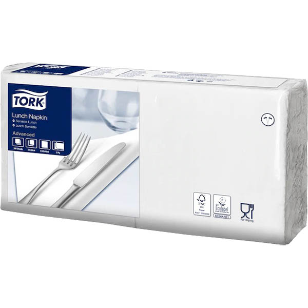 TORK 477149 EDGE EMBOSS LUNCHEON NAPKIN QUARTERFOLD 2-PLY 328 X 325MM WHITE 200 SHEET |  | 7099790i