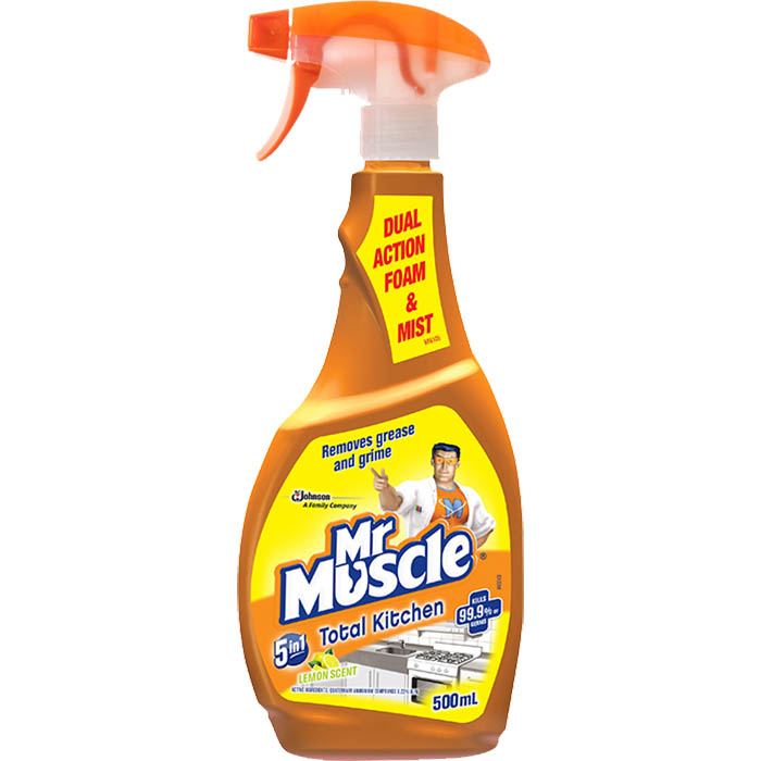 Image for MR MUSCLE 5 IN 1 TOTAL KITCHEN CLEANER 500ML from Mitronics Corporation