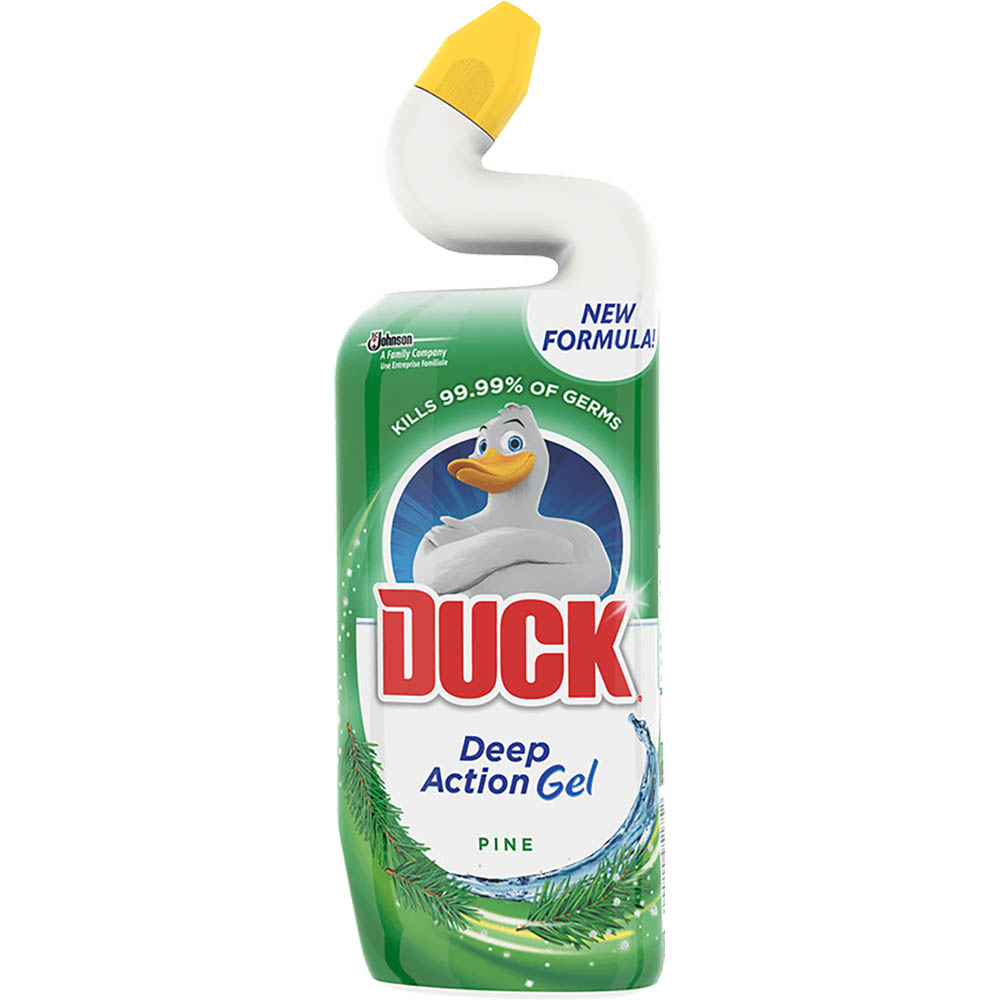 Image for DUCK DEEP ACTION TOILET CLEANER GEL PINE 750ML from Australian Stationery Supplies