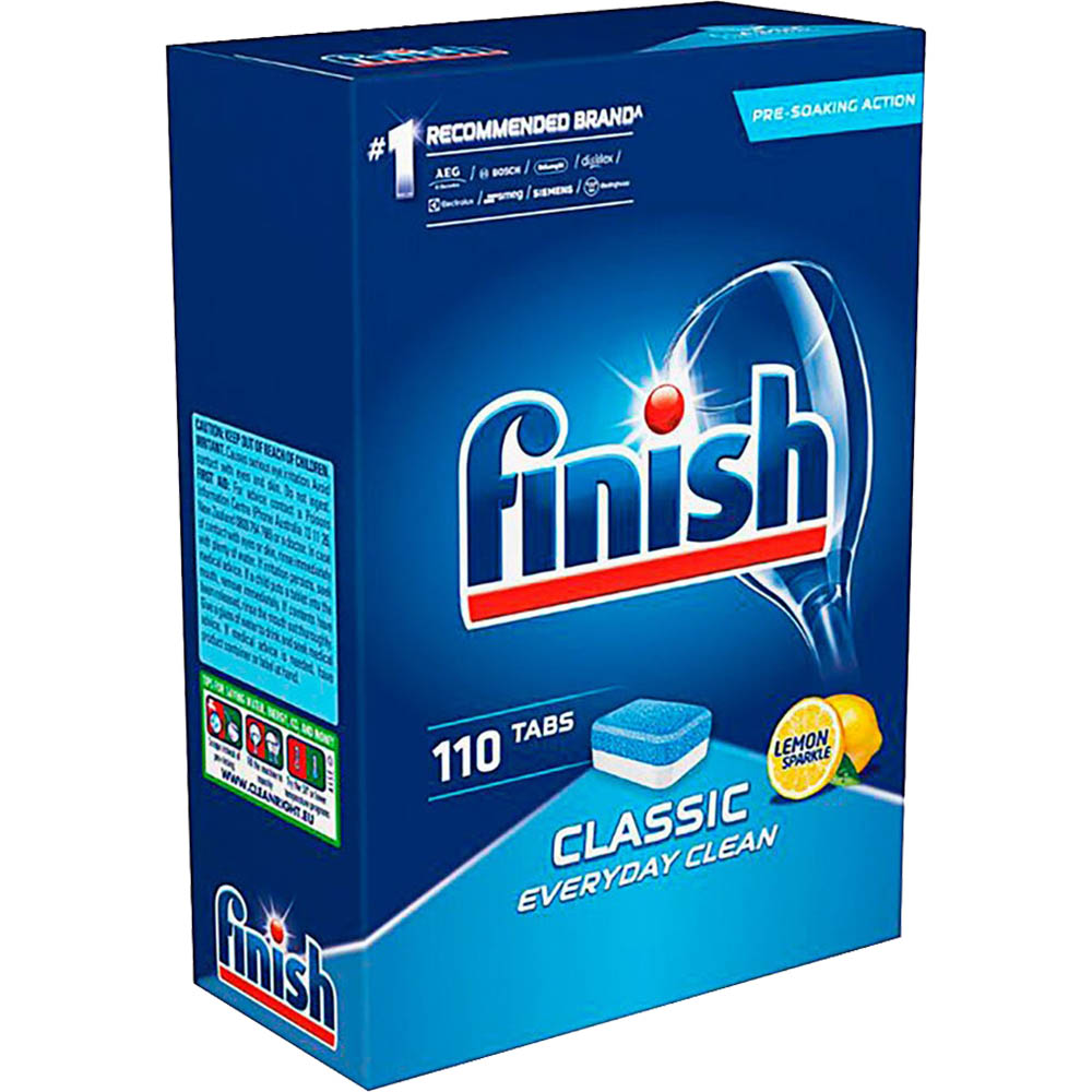 Image for FINISH CLASSIC EVERYDAY CLEAN DISHWASHING TABLETS PACK 110 from Mercury Business Supplies