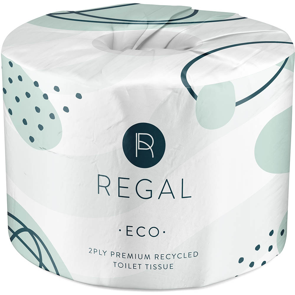 Image for REGAL PREMIUM RECYCLED TOILET PAPER 2 PLY 400 SHEET CARTON 48 from Mitronics Corporation