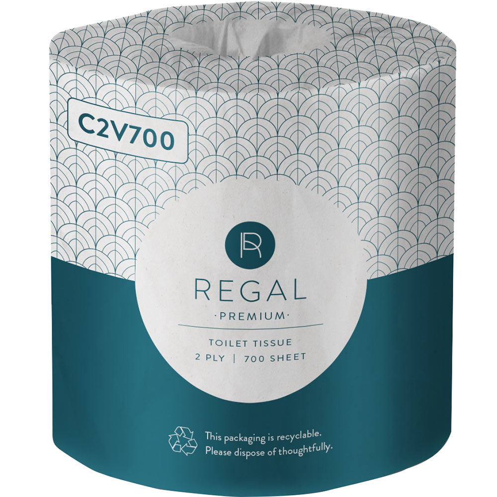 Image for REGAL PREMIUM TOILET ROLL 2 PLY 700 SHEETS from Challenge Office Supplies