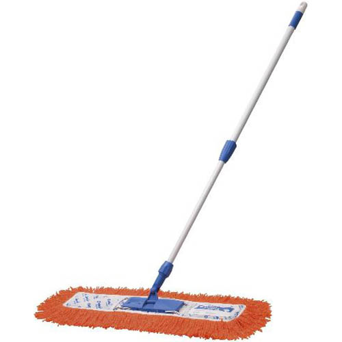 Image for OATES FLOORMASTER DUST CONTROL MOP COMPLETE 600MM ORANGE/WHITE from Office Play