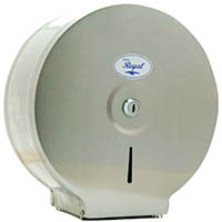regal jumbo toilet roll dispenser single stainless steel