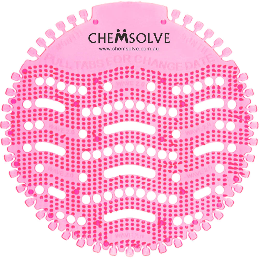 Image for CHEMSOLVE WAVE 2.0 URINAL SCREEN EACH CUCUMBER MELON from Mitronics Corporation