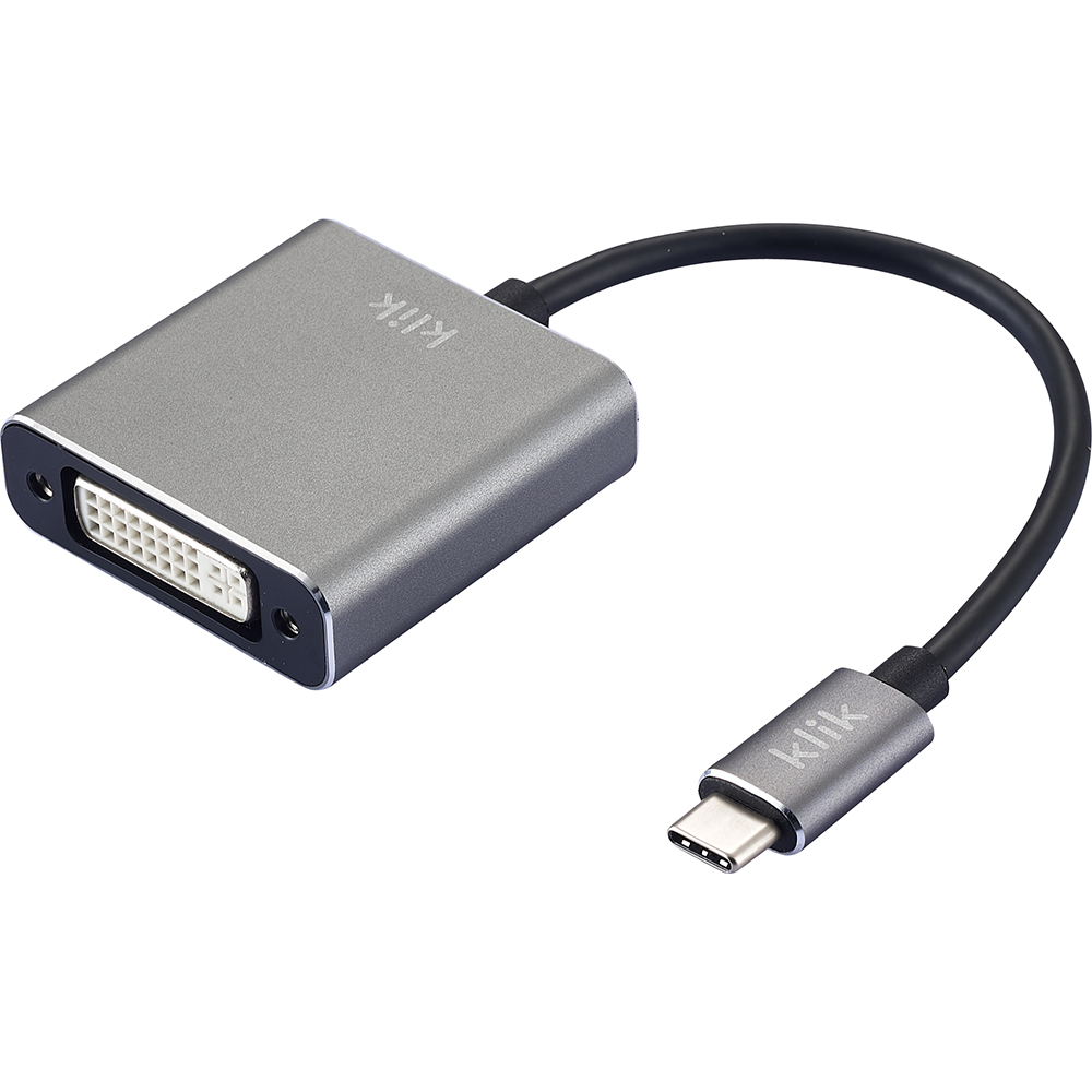 Image for KLIK USB TYPE-C MALE TO DVI FEMALE ADAPTER from ONET B2C Store