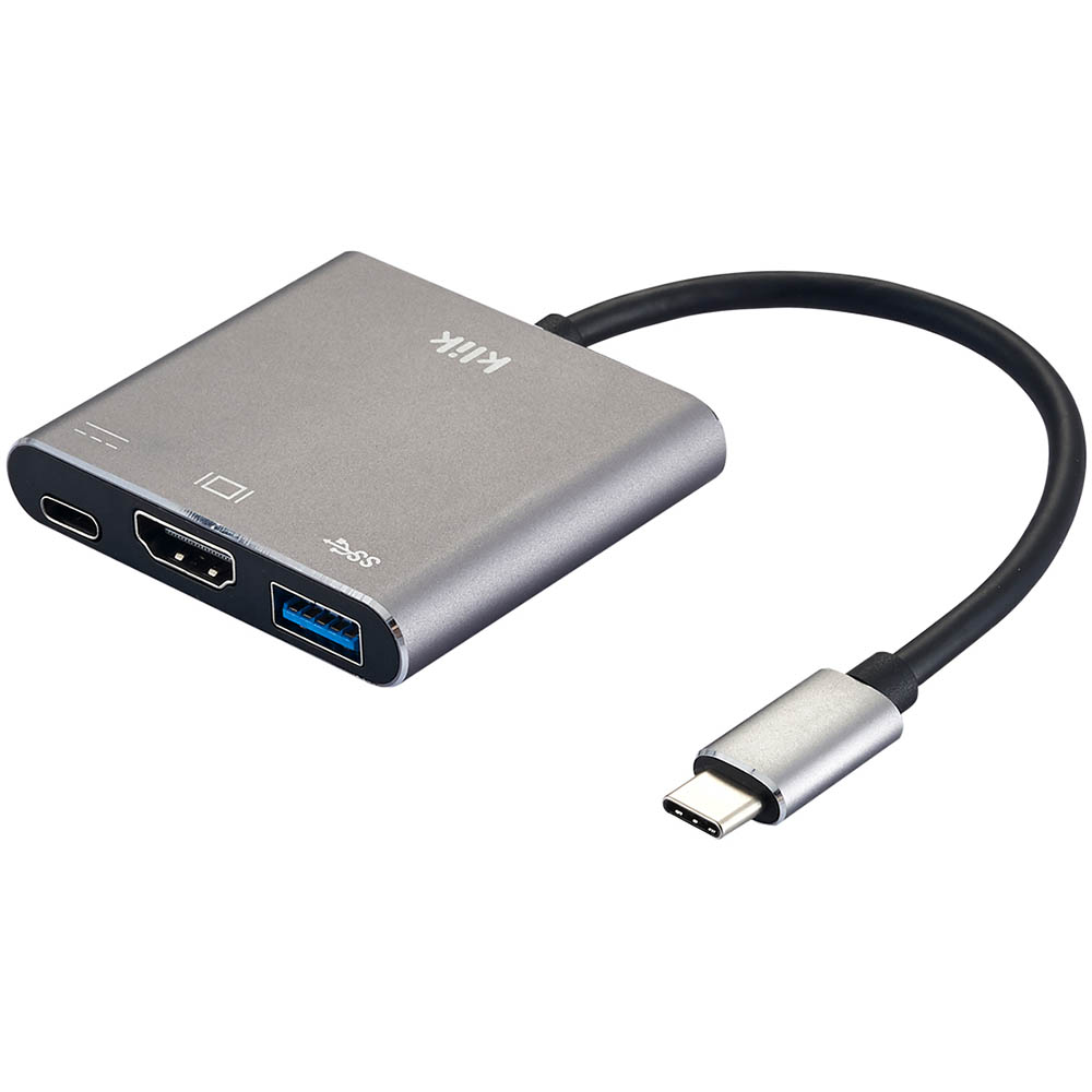 Image for KLIK USB TYPE-C MALE TO HDMI/USB3.0/USB-C ADAPTER from ONET B2C Store