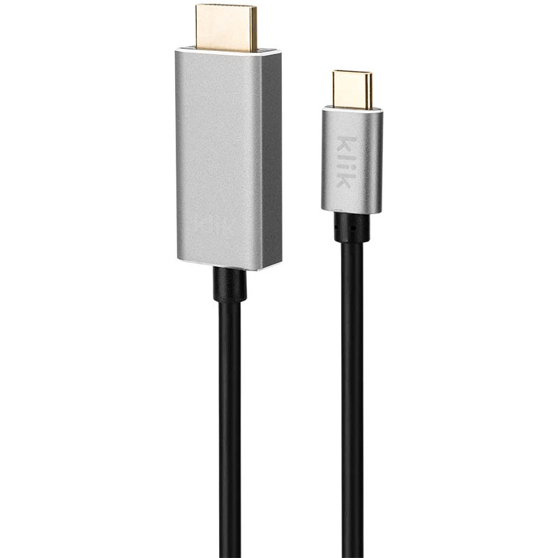 Image for KLIK USB TYPE-C MALE TO HDMI MALE CABLE 4K2K 2M from ONET B2C Store