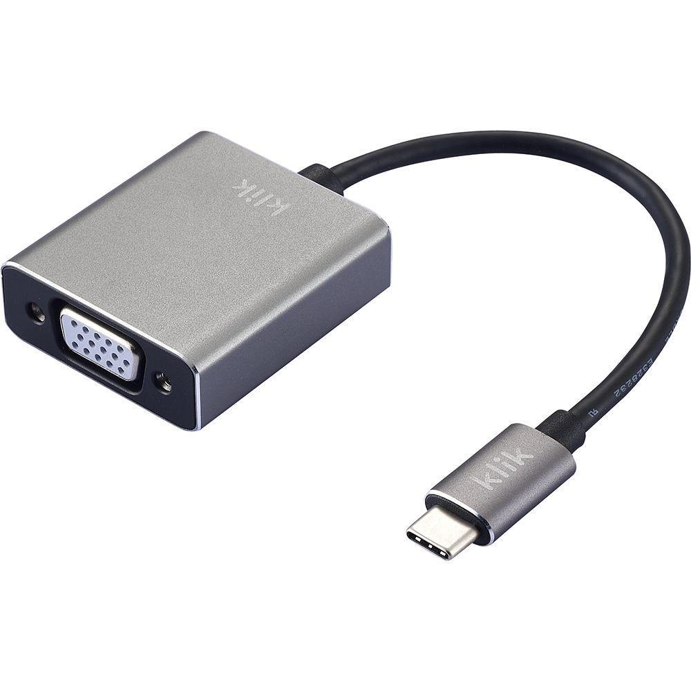Image for KLIK USB TYPE-C MALE TO VGA FEMALE ADAPTER from ONET B2C Store