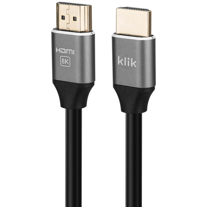 Image for KLIK ULTRA HIGH SPEED HDMI CABLE MALE TO MALE WITH ETHERNET 2M from ONET B2C Store