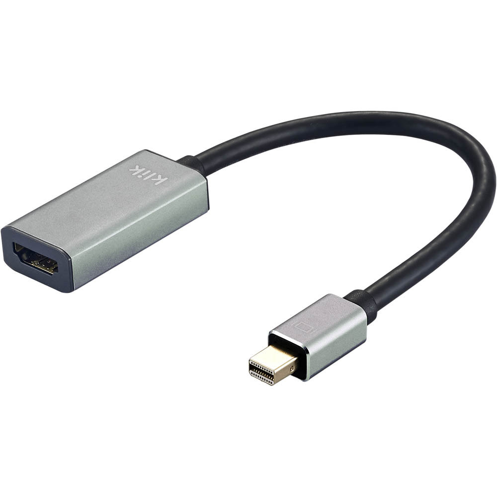 Image for KLIK MINI DISPLAYPORT ADAPTER MALE TO HDMI 4K2K 200MM from York Stationers