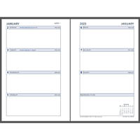 debden dayplanner kt3700 personal edition pocket refill week to view 120 x 80mm