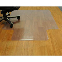 anchormat chairmat pvc keyhole hardfloor 900 x 1220mm clear