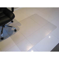 anchormat chairmat pvc rectangle hardfloor 1160 x 1510mm clear