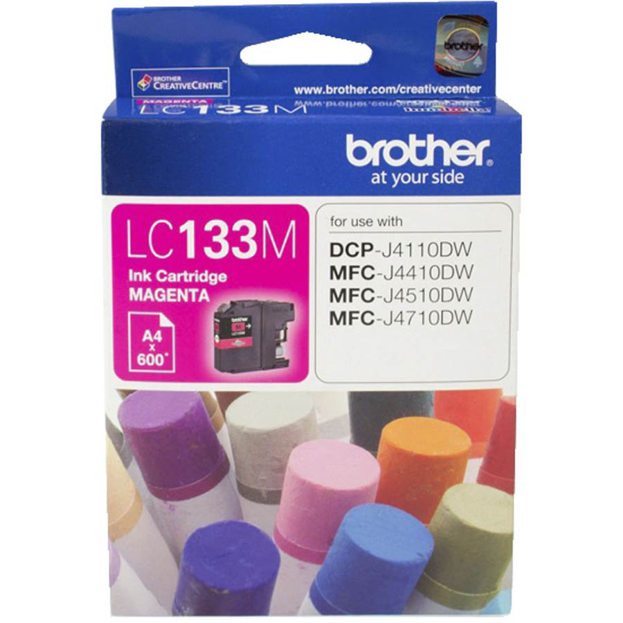 Image for BROTHER LC133M INK CARTRIDGE MAGENTA from York Stationers