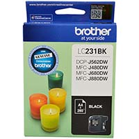 brother lc231 ink cartridge black
