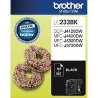 brother lc233bk ink cartridge black