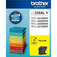 brother lc235xly ink cartridge high yield yellow