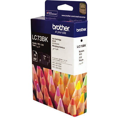 Image for BROTHER LC73BK INK CARTRIDGE BLACK from Office Heaven