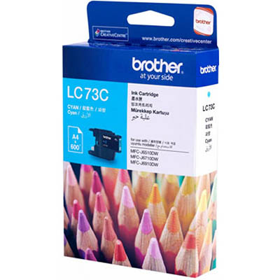 Image for BROTHER LC73C INK CARTRIDGE CYAN from Mitronics Corporation