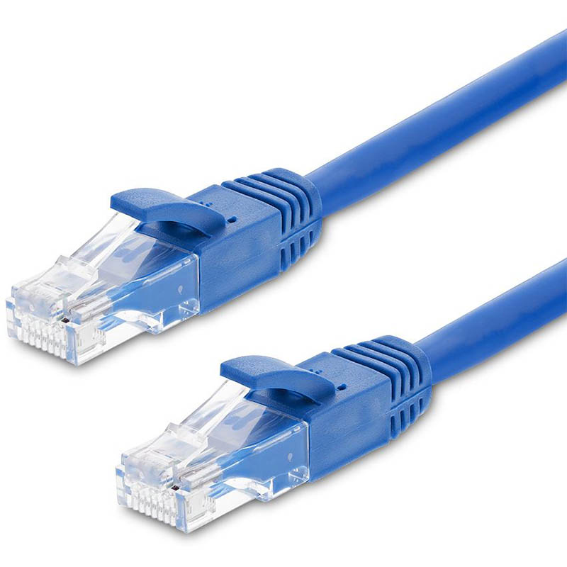 Image for ASTROTEK NETWORK CABLE CAT6 250MM BLUE from BusinessWorld Computer & Stationery Warehouse