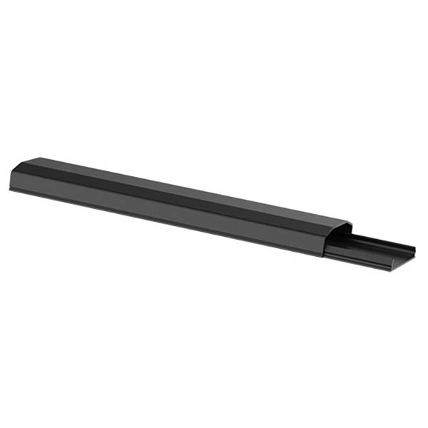 Image for BRATECK PLASTIC CABLE COVER 250MM BLACK from Office Heaven