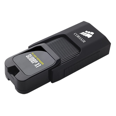 Image for CORSAIR FLASH VOYAGER SLIDER X1 USB 3.0 FLASH DRIVE 64GB BLACK from Mitronics Corporation
