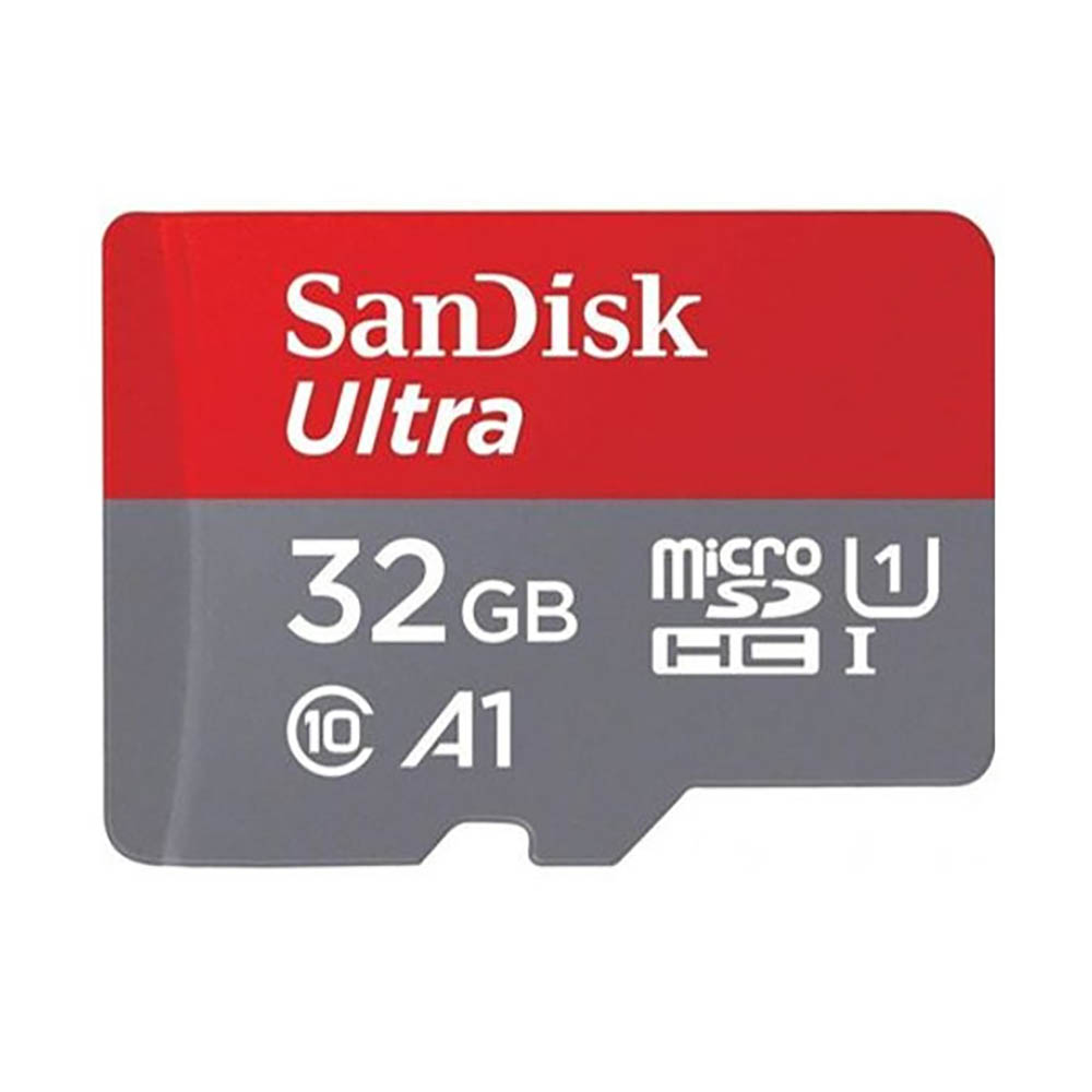 Image for SANDISK ULTRA MICRO SD MEMORY CARD 32GB RED from That Office Place PICTON