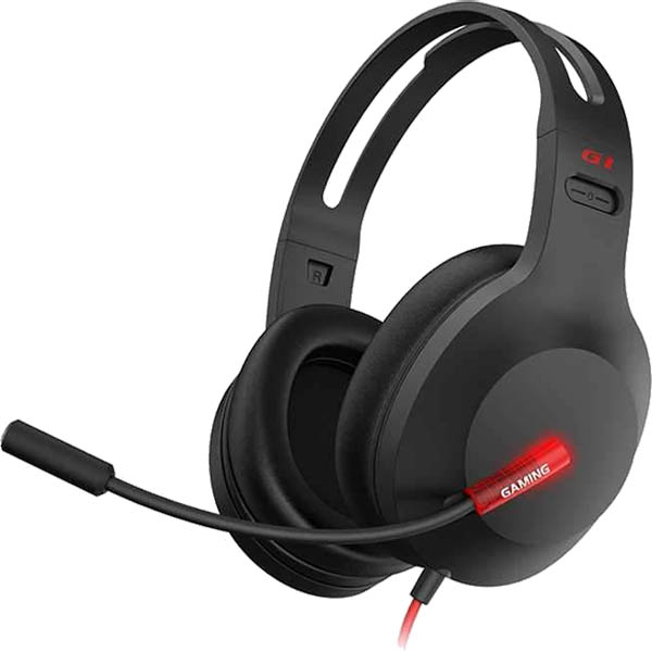 Image for EDIFIER G1 USB PROFESSIONAL GAMING HEADSET WITH MICROPHONE BLACK from York Stationers