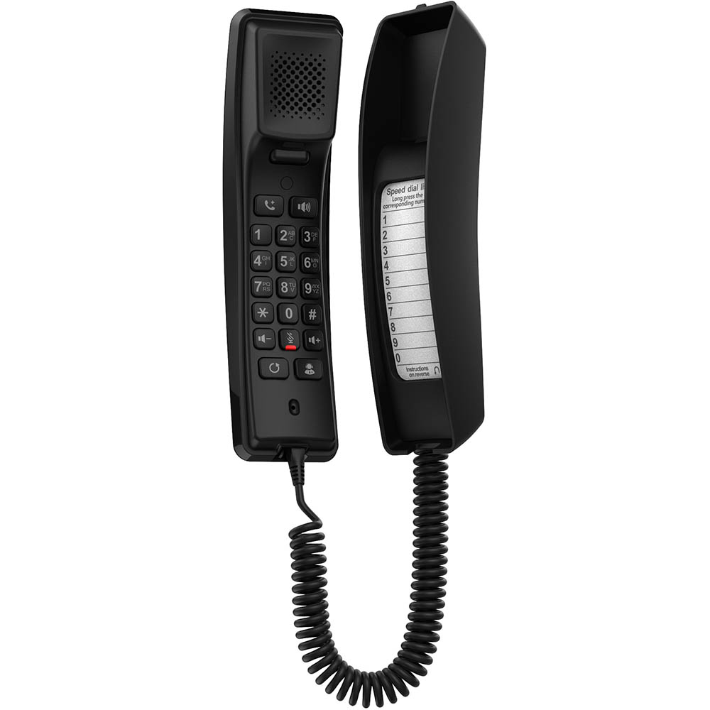Image for FANVIL H2U COMPACT IP PHONE BLACK from Clipboard Stationers & Art Supplies