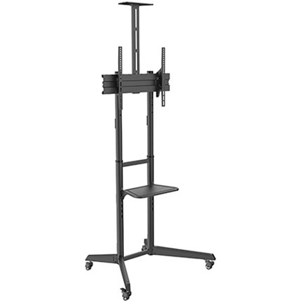 Image for BRATECK VERSATILE AND COMPACT STEEL TV CART FOR 37-70 INCH SCREENS from Mitronics Corporation