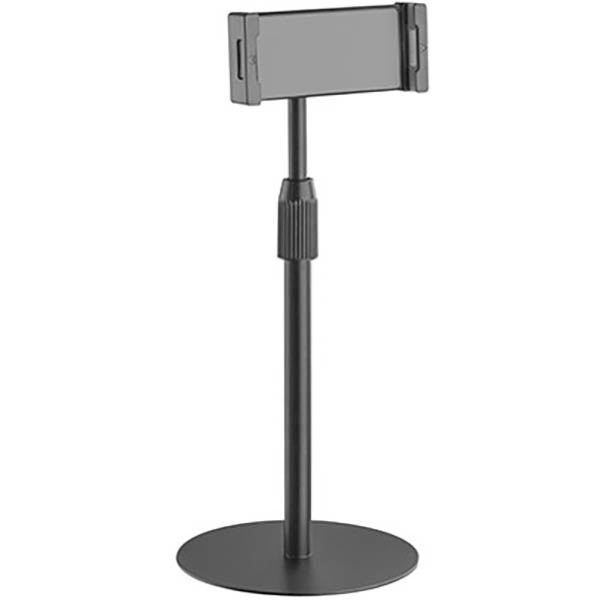 Image for BRATECK TABLETOP STAND FOR TABLETS AND PHONES BLACK from Mercury Business Supplies